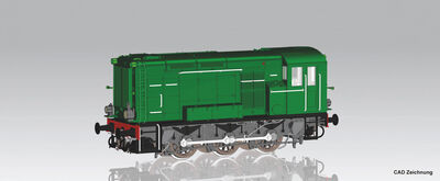 Piko H0 - 22011 - Sound-Diesellok Rangiertraktor Rh 600 DSB III, inkl. PIKO Sound-Decoder - Artikelbild