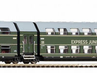 Piko H0 - 53125 - Doppelstock-Gliederzug DGBe12 Express Junger Sozialisten DR III, 5tlg.