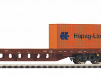 Piko H0 - 57036 - Start-Set mit Bettung M62 + 3 Güterwagen MAV V