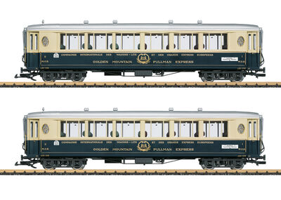 LGB G - 36661 - Personenwagen-Set 2 Golden Mountain Pullman Express - Artikelbild