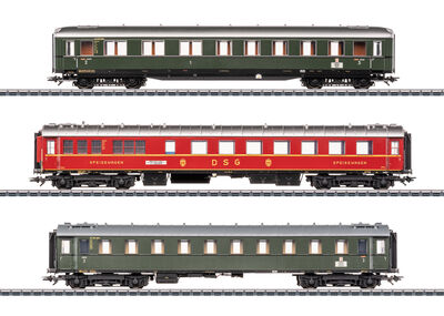 Märklin H0 - 42533 - Schnellzugwagen-Set 2 zum D 74 - Artikelbild