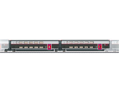 Märklin H0 - 43438 - Ergänzungswagen-Set 2 zum TGV INOUI - Artikelbild