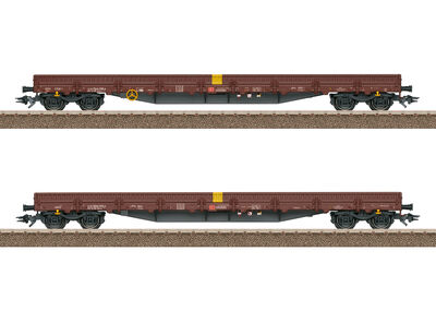 Trix H0 - 24431 - Niederbordwagen-Set Res-x - Artikelbild