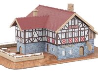 Faller - 232138 - Gasthaus Zur Post mit Biergar - Artikelbild