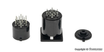 Viessmann - 4653 - H0 Zylindersteckfuß 13-polig - Artikelbild