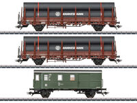 Märklin H0 - 46569 - Rungenwagen-Set 2 mit Stahlröhren-Beladung