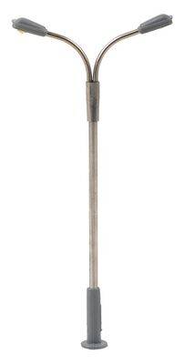 Faller N - 272221 - LED-Straßenbeleuchtung, Peitschenleuchte, Doppelausleger, kaltweiß - Artikelbild