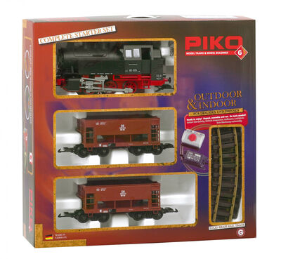 Piko G - 37100 - G Start-Set Güterzug BR 80 + 2 Schüttgutwagen - Artikelbild