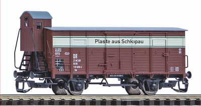 Piko TT - 47762 - TT Gedeckter Güterwagen G02 DR III mit Bremserhaus - Artikelbild