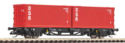 Piko TT - 47727 - TT Containertragwagen 2 x 20 DSR DR IV - Artikelbild