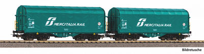 Piko H0 - 28345 - 2er Set Schiebeplanenwagen FS IV - Artikelbild