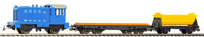 Piko H0 - 57098 - PIKO myTrain® Start-Set Bauzug mit Diesellok, Klemmbausteinwagen und Selbstentladewagen - Artikelbild