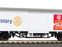 Piko H0 - 27907 - Gedeckter Güterwagen Rotary End Polio Now