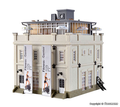 Vollmer 43608 Fitness-Center mit Dachterrasse NEU - OVP - Artikelbild