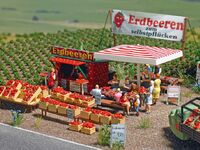 Busch 1073 Erdbeer-Verkaufsstand NEU - OVP