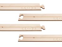 Faller 161911 Laser-Street Fahrbahn gerade 4x 212,5mm x 50mm Neu - OVP