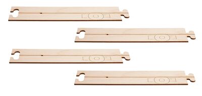 Faller 161911 Laser-Street Fahrbahn gerade 4x 212,5mm x 50mm Neu - OVP - Artikelbild