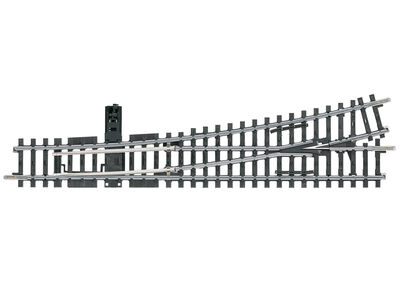 Märklin H0 - 22715 - K-Gleis Weiche links Länge 225 mm / Radius 902,4 mm - Artikelbild