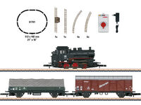 Märklin Spur Z - 81701 - Startpackung Güterzug mit Dampflok BR 89, Gleisoval, Fahrgerät, Stromversorgung. - Artikelbild