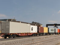 Märklin H0 - 47680 - Container-Tragwagen-Set - Artikelbild