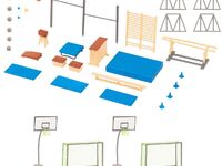 Faller - 180354 - Turnhalleneinrichtung - Artikelbild