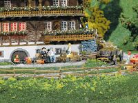 Faller - 272407 - Weide- und Jägerzaun, 249 mm/272 mm