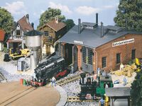 Faller - 331750 - Ringlokschuppen, 2-ständig