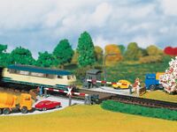 Faller N - 222173 - Bahnübergang