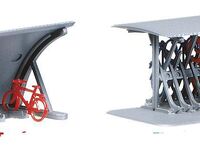 Faller N - 272535 - 2 Fahrradständer mit Fahrrädern - Artikelbild