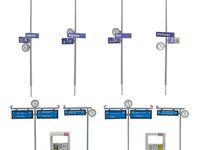 Faller H0 - 120240 - Moderne Wartehäuschen mit Zubehör - Artikelbild