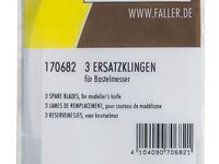 Faller H0 - 170682 - 3 Ersatzklingen für Bastelmesser Art. 170687