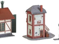 Faller N - 222108 - Set Nebenbahnlokschuppen mit Blockstelle - Artikelbild