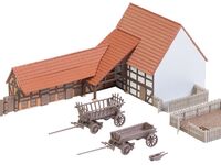 Faller N - 232371 - Landwirtschaftliches Gebäude mit Zubehör - Artikelbild