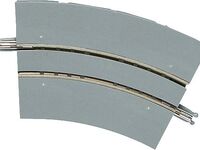 Faller N - 971795 - 4 Tram-Gleise, gebogen, Super Curved, mit breiter Betonbet. - Artikelbild