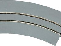 Faller N - 971796 - 4 Tram-Gleise, gebogen, Mini Curved, mit breiter Betonbet. - Artikelbild