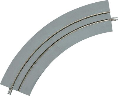 Faller N - 971796 - 4 Tram-Gleise, gebogen, Mini Curved, mit breiter Betonbet. - Artikelbild