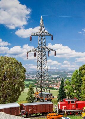 Faller H0 - 130898 - 2 Freileitungsmasten (110 kV) - Artikelbild