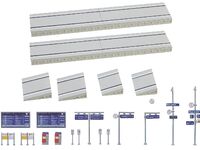 Faller N - 222111 - Moderner Bahnsteig mit Zubehör - Artikelbild