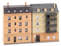 Faller N - 232384 - Stadthäuser mit Apotheke und Delikatessenhandel - Artikelbild