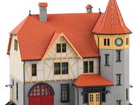 Faller H0 - 130649 - Rathaus mit Feuerwehrgarage - Artikelbild