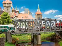 Faller H0 - 120497 - Stahlbrücke, 2-gleisig - Artikelbild
