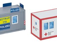 Faller H0 - 180338 - Bürocontainer Polizei und DRK - Artikelbild