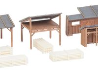 Faller N - 232373 - Holzlagerschuppen - Artikelbild