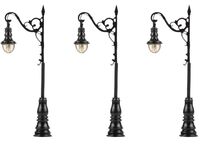 Faller N - 272127 - LED-Laterne, Bogenleuchte, kaltweiß, 3 Stück