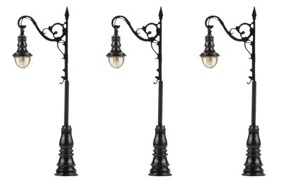Faller N - 272127 - LED-Laterne, Bogenleuchte, kaltweiß, 3 Stück - Artikelbild